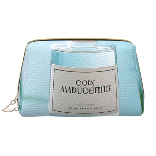 Reise-Make-up-Tasche mit musicc-Print, Make-up-Tasche für Damen mit großem Fassungsvermögen, wasserdichte tragbare Tasche, offene, Flache Make-up-Tasche von Anceky