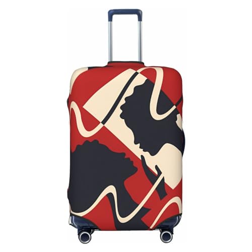 Reisegepäckabdeckung mit abstraktem Motiv „Self Awareness, Spandex-Kofferschutztasche, doppelseitig Bedruckt, für 18-32 Zoll großes Gepäck, Gepäckabdeckungen für Kinder und Erwachsene, groß von Anceky