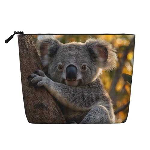 Schöne Koala-Kosmetiktasche, lässige Make-up-Tasche für Frauen, Weihnachts- und Geburtstagsgeschenke, Toilettenartikel-Zubehör von Anceky