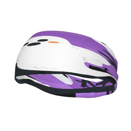 Schweißresistentes Stirnband mit Spooky Ghost-Motiv, modisches Sportkopftuch, atmungsaktives Haarband, schweißableitendes Stirnband für Fitnessgeräte für Damen und Herren Schweißresistentes Stirnband mit Spooky Ghost-Motiv, modisches Sportkopftuch, atmungsaktives Haarband, schweißableitendes Stirnband für Fitnessgeräte für Damen und Herren von Anceky