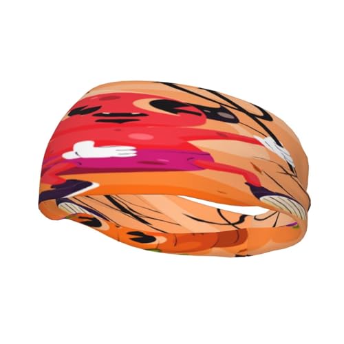 Schweißresistentes Stirnband mit Vampir-Dämonen-Motiv, modisches Sport-Kopftuch, atmungsaktives Haarband, schweißableitendes Stirnband für Fitnessgeräte für Damen und Herren Schweißresistentes Stirnband mit Vampir-Dämonen-Motiv, modisches Sport-Kopftuch, atmungsaktives Haarband, schweißableitendes Stirnband für Fitnessgeräte für Damen und Herren von Anceky