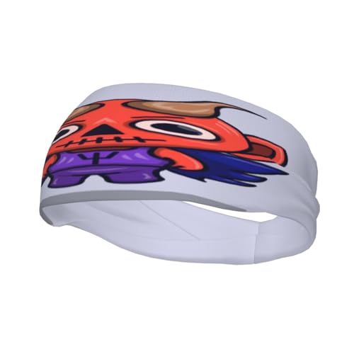 Schweißresistentes Stirnband mit Vampir-Dämonen-Motiv, modisches Sport-Kopftuch, atmungsaktives Haarband, schweißableitendes Stirnband für Fitnessgeräte für Damen und Herren Schweißresistentes Stirnband mit Vampir-Dämonen-Motiv, modisches Sport-Kopftuch, atmungsaktives Haarband, schweißableitendes Stirnband für Fitnessgeräte für Damen und Herren von Anceky