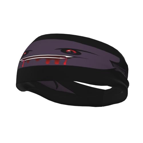 Schweißresistentes Stirnband mit Vampir-Dämonen-Motiv, modisches Sport-Kopftuch, atmungsaktives Haarband, schweißableitendes Stirnband für Fitnessgeräte für Damen und Herren Schweißresistentes Stirnband mit Vampir-Dämonen-Motiv, modisches Sport-Kopftuch, atmungsaktives Haarband, schweißableitendes Stirnband für Fitnessgeräte für Damen und Herren von Anceky