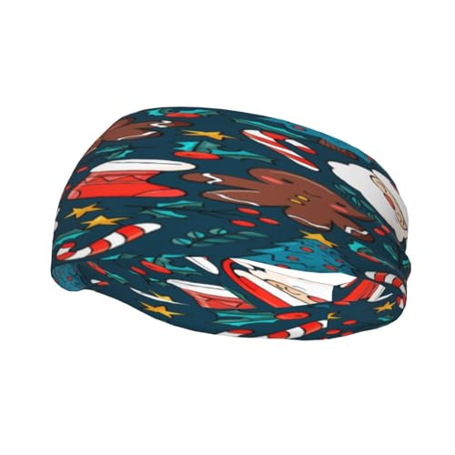 Schweißresistentes Stirnband mit Weihnachtsbaum-Dekorationsmuster, modisches Sportkopftuch, atmungsaktives Haarband, schweißableitendes Stirnband für Fitnessgeräte für Damen und Herren Schweißresistentes Stirnband mit Weihnachtsbaum-Dekorationsmuster, modisches Sportkopftuch, atmungsaktives Haarband, schweißableitendes Stirnband für Fitnessgeräte für Damen und Herren von Anceky