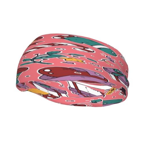 Schweißresistentes Stirnband mit Weihnachtsdekorationsmuster, modisches Sportkopftuch, atmungsaktives Haarband, schweißableitende Stirnbänder für Fitnessgeräte für Damen und Herren Schweißresistentes Stirnband mit Weihnachtsdekorationsmuster, modisches Sportkopftuch, atmungsaktives Haarband, schweißableitende Stirnbänder für Fitnessgeräte für Damen und Herren von Anceky