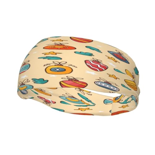 Schweißresistentes Stirnband mit Weihnachtsdekorationsmuster, modisches Sportkopftuch, atmungsaktives Haarband, schweißableitende Stirnbänder für Fitnessgeräte für Damen und Herren Schweißresistentes Stirnband mit Weihnachtsdekorationsmuster, modisches Sportkopftuch, atmungsaktives Haarband, schweißableitende Stirnbänder für Fitnessgeräte für Damen und Herren von Anceky