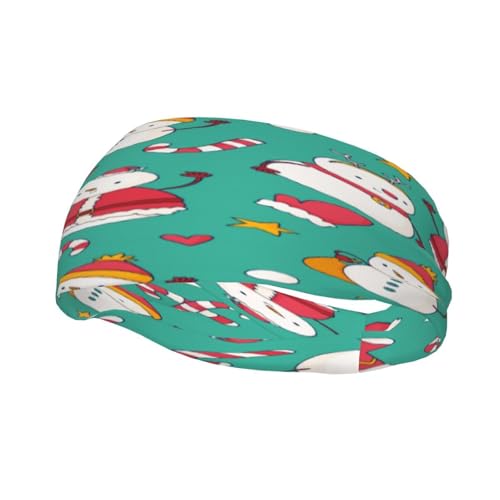 Schweißresistentes Stirnband mit Weihnachtsdekorationsmuster, modisches Sportkopftuch, atmungsaktives Haarband, schweißableitende Stirnbänder für Fitnessgeräte für Damen und Herren Schweißresistentes Stirnband mit Weihnachtsdekorationsmuster, modisches Sportkopftuch, atmungsaktives Haarband, schweißableitende Stirnbänder für Fitnessgeräte für Damen und Herren von Anceky