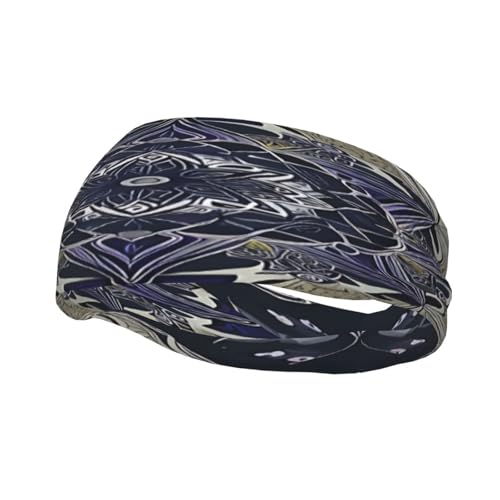 Schweißresistentes Stirnband mit böhmischem Blumen-Mandala-Motiv, modisches Sport-Kopftuch, atmungsaktives Haarband, schweißableitendes Stirnband für Fitnessgeräte für Damen und Herren Schweißresistentes Stirnband mit böhmischem Blumen-Mandala-Motiv, modisches Sport-Kopftuch, atmungsaktives Haarband, schweißableitendes Stirnband für Fitnessgeräte für Damen und Herren von Anceky