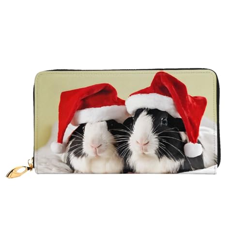 Süße Meerschweinchen, lange Ledergeldbörse, große Kapazität, weiches PU-Leder für Damen mit mehreren Kartenfächern, Handytasche und Münzbörse mit Reißverschluss, stilvolle Handykartenhalter-Clutch Süße Meerschweinchen, lange Ledergeldbörse, große Kapazität, weiches PU-Leder für Damen mit mehreren Kartenfächern, Handytasche und Münzbörse mit Reißverschluss, stilvolle Handykartenhalter-Clutch von Anceky