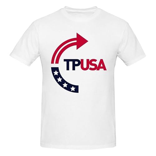 TPUSA Turning Point Usa TPUSA Turning Point USA T-Shirt mit Rundhalsausschnitt und kurzen Ärmeln für Herren von Anceky
