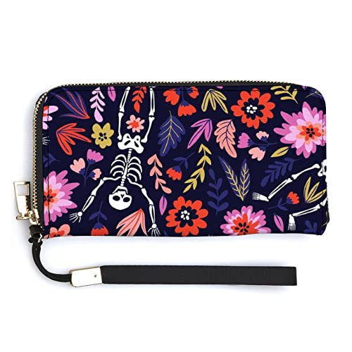 Weiche Clutch aus PU-Leder, langes, zweifach gefaltetes Portemonnaie, Münzbörse, Kreditkartenetui, langlebiger Unisex-Kartenhalter, schmale Brieftasche, Geldaufbewahrung von Anceky