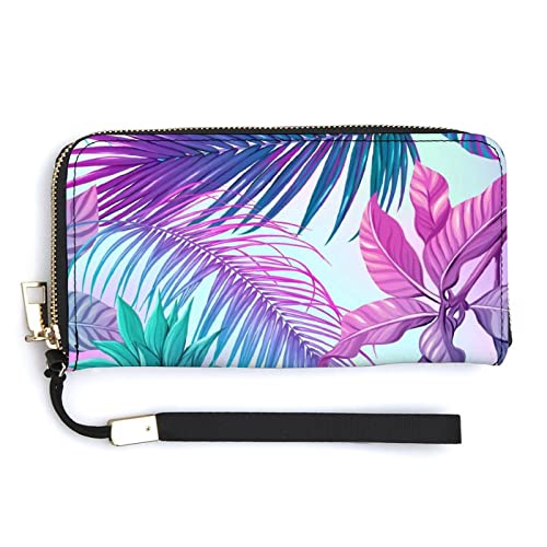 Weiche Clutch aus PU-Leder, langes, zweifach gefaltetes Portemonnaie, Münzbörse, Kreditkartenetui, langlebiger Unisex-Kartenhalter, schmale Brieftasche, Geldaufbewahrung von Anceky