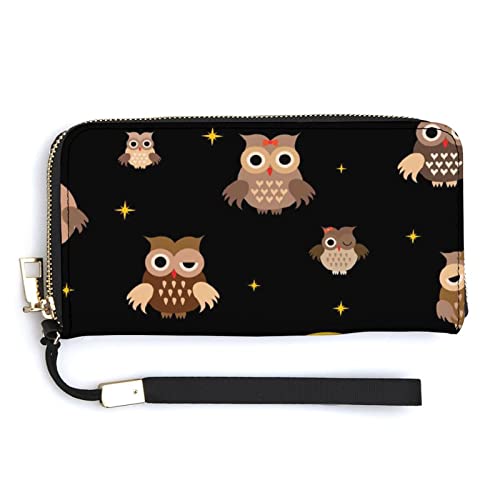 Weiche Clutch aus PU-Leder, langes, zweifach gefaltetes Portemonnaie, Münzbörse, Kreditkartenetui, langlebiger Unisex-Kartenhalter, schmale Brieftasche, Geldaufbewahrung von Anceky