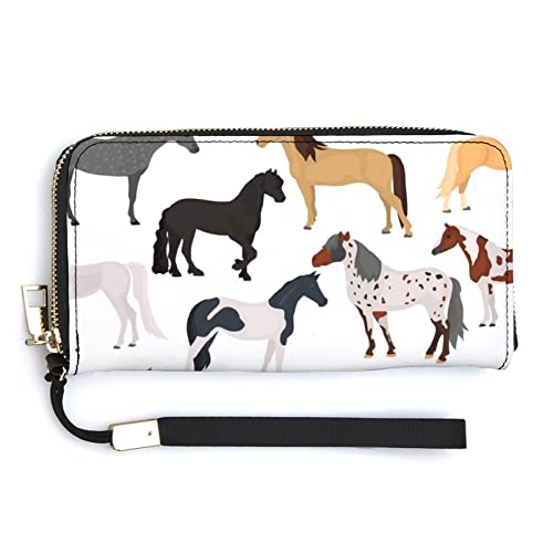 Weiche Clutch aus PU-Leder, langes, zweifach gefaltetes Portemonnaie, Münzbörse, Kreditkartenetui, langlebiger Unisex-Kartenhalter, schmale Brieftasche, Geldaufbewahrung von Anceky