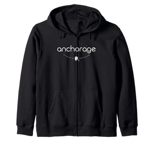 Anchorage Damen T-Shirt Alaska Kapuzenjacke Anchorage Damen T-Shirt Alaska Kapuzenjacke von Anchorage Alaska Girl
