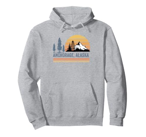 Anchorage Alaska Souvenir Herren Damen Alaska Reise Familie Pullover Hoodie von Anchorage Alaska Souvenir
