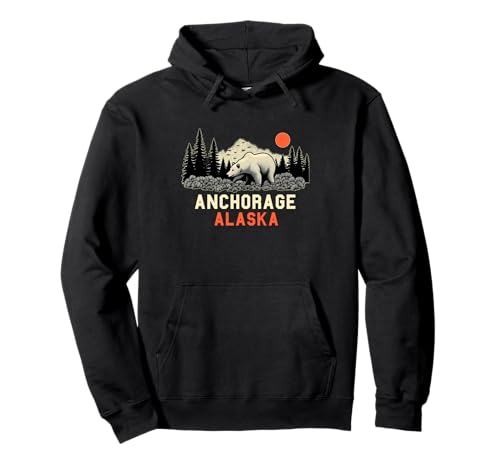 Anchorage Alaska Souvenir Herren Damen Alaska Reise Familie Pullover Hoodie von Anchorage Alaska Souvenir