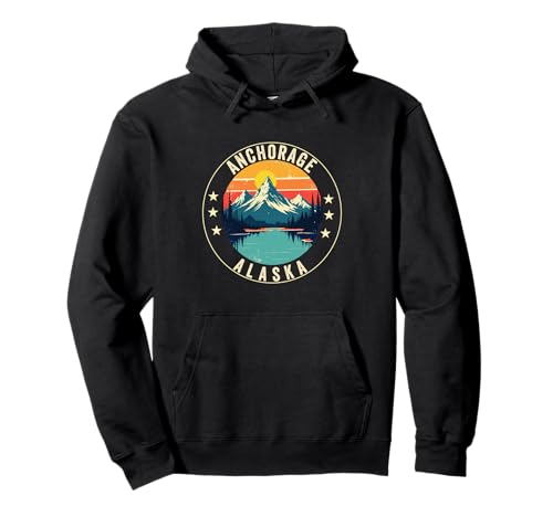 Anchorage Alaska Souvenir Herren Damen Alaska Reise Familie Pullover Hoodie von Anchorage Alaska Souvenir