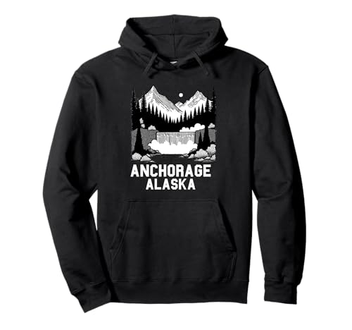 Anchorage Alaska Souvenir Herren Damen Alaska Reise Familie Pullover Hoodie von Anchorage Alaska Souvenir