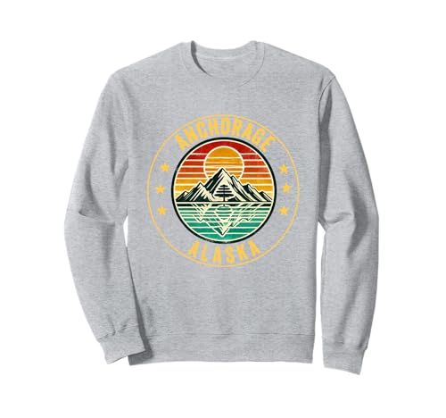 Anchorage Alaska Souvenir Herren Damen Alaska Reise Familie Sweatshirt von Anchorage Alaska Souvenir