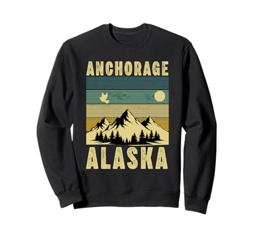 Anchorage Alaska Souvenir Herren Damen Alaska Reise Familie Sweatshirt von Anchorage Alaska Souvenir