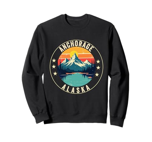 Anchorage Alaska Souvenir Herren Damen Alaska Reise Familie Sweatshirt von Anchorage Alaska Souvenir