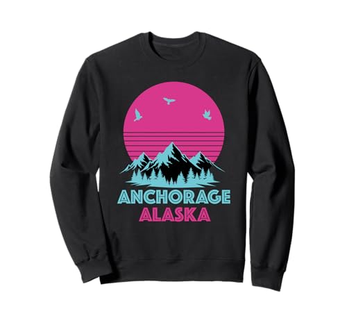 Anchorage Alaska Souvenir Herren Damen Alaska Reise Familie Sweatshirt von Anchorage Alaska Souvenir