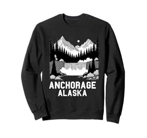Anchorage Alaska Souvenir Herren Damen Alaska Reise Familie Sweatshirt von Anchorage Alaska Souvenir