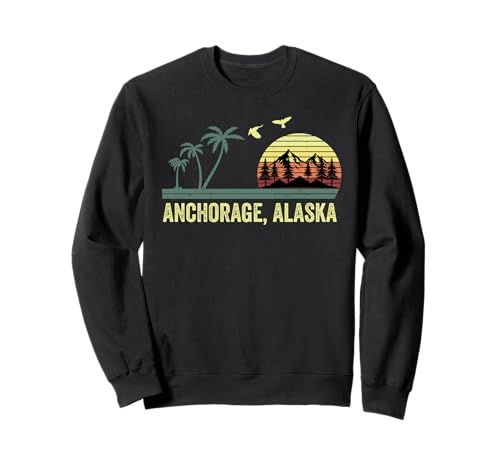 Anchorage Alaska Souvenir Herren Damen Alaska Reise Familie Sweatshirt von Anchorage Alaska Souvenir