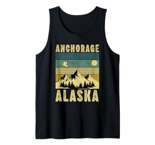 Anchorage Alaska Souvenir Herren Damen Alaska Reise Familie Tank Top von Anchorage Alaska Souvenir