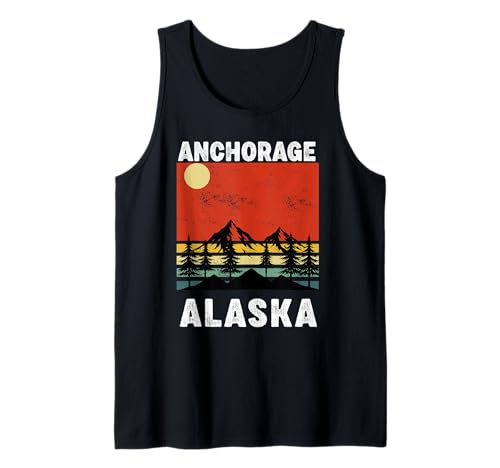 Anchorage Alaska Souvenir Herren Damen Alaska Reise Familie Tank Top von Anchorage Alaska Souvenir