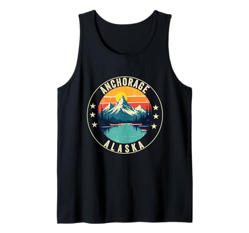 Anchorage Alaska Souvenir Herren Damen Alaska Reise Familie Tank Top von Anchorage Alaska Souvenir