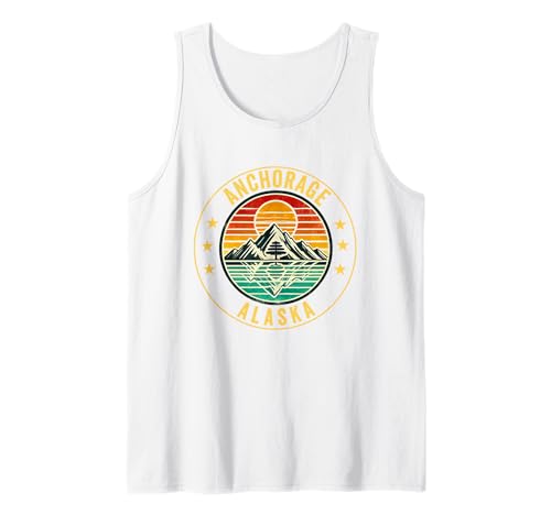 Anchorage Alaska Souvenir Herren Damen Alaska Reise Familie Tank Top von Anchorage Alaska Souvenir
