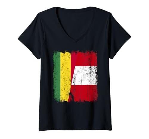 Damen Bolivien Peru Halbflagge Bolivianisches Peruanisches Erbe Trikot T-Shirt mit V-Ausschnitt Damen Bolivien Peru Halbflagge Bolivianisches Peruanisches Erbe Trikot T-Shirt mit V-Ausschnitt von Ancient Peru Flag Designs Proud Peruvian Roots