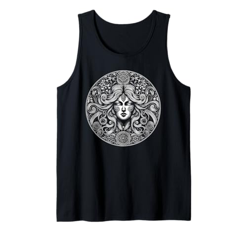 Herren Danu Keltische Göttin Mythologie Heidnisch Tank Top Herren Danu Keltische Göttin Mythologie Heidnisch Tank Top von Ancient Threads