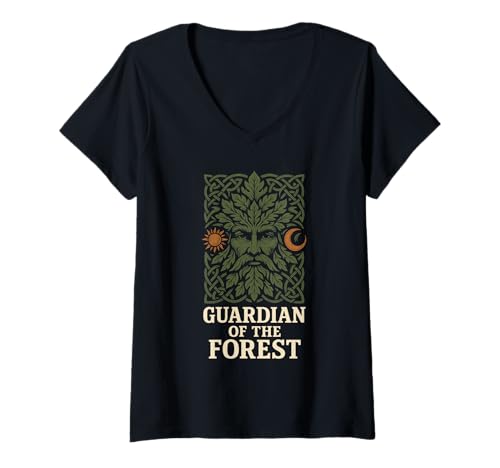 Damen Keltischer heidnischer Stolz Triskelion Baum des Lebens Erbe Magie T-Shirt mit V-Ausschnitt Damen Keltischer heidnischer Stolz Triskelion Baum des Lebens Erbe Magie T-Shirt mit V-Ausschnitt von Ancient Ways Neopagan Spiritual Paths Celtic Gift