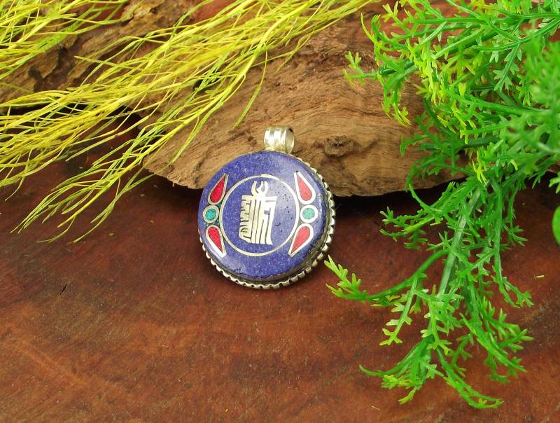 Om Amulett Lapizlazuli Nepal von AncientVision
