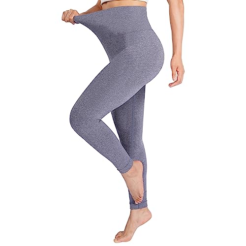 Ancrina Leggings mit hoher Taille für Damen, weiche, Dehnbare Leggings, sportliche Bauchkontrollhose für Lauf-Workout-Strumpfhosen von Ancrina