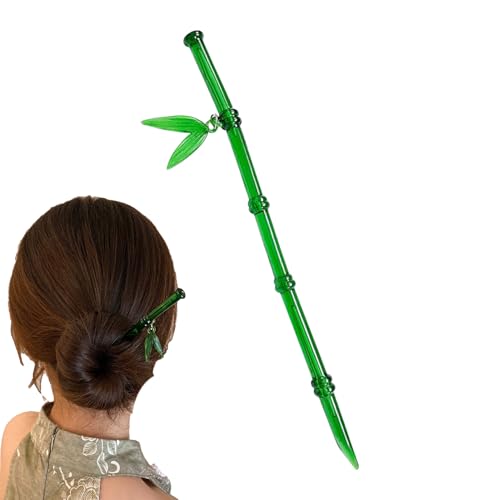 Ancsttu Chinesische Haarnadel,Klassischer Chinesischer Hairstick Mit Vintage-Design - Dekorative Kunstharz-Haarschmuck Mit Dutt Halter Elegante Accessoires Für Damen Mädchen Hochzeit Teezeremonie von Ancsttu