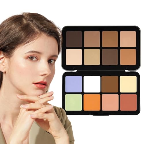 Ancsttu Conture-Make-up-Palette, Concealer-Palette | Abdeckpalette | Under Eye Concealer 16-Color Beauty Cream Concealer Makeup Concealer Feuchtigkeitsspendender Concealer für die Haut Ancsttu Conture-Make-up-Palette, Concealer-Palette | Abdeckpalette | Under Eye Concealer 16-Color Beauty Cream Concealer Makeup Concealer Feuchtigkeitsspendender Concealer für die Haut von Ancsttu
