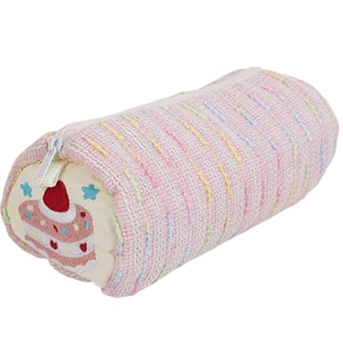 Ancsttu Erdbeer Bleistiftbeutel, Klein Make Up Tasche Niedliche Stiftetasche Schreibwaren Organizer Tasche Für Studenten Geschenke von Ancsttu