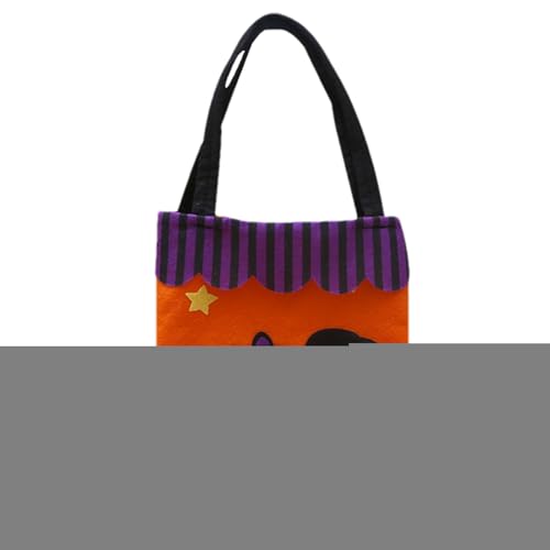Ancsttu Halloween Süßigkeitentüten - Halloween Süßes Oder Saures Beutel - Wiederverwendbare Vlies Tragetasche Für Erwachsene & Kinder Süßigkeiten Deko Schule Einkauf Fest von Ancsttu