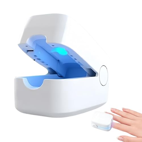 Ancsttu Nagellicht Gerät | Reinigungslicht Gerät,Tragbares Reparaturgerät für Damen Herren tägliche Pflege Unterwegs von Ancsttu