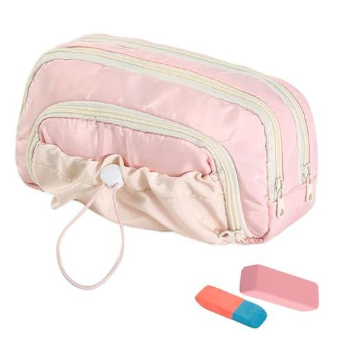 Ancsttu Stylische Stiftmäppchen,Schreibwaren Organizer Mit Zugband - Großes Wasserdichtes Organizer Für Schulbedarf Jugendliche Mädchen von Ancsttu