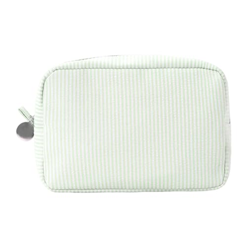 Ancsttu Travel Makeup Bag,Große Tragbare Kosmetiktasche Mit Reißverschluss | Tragbares Ästhetisches Reiseetui Mit Reißverschluss Für Damen Camping Fitness Outdoor von Ancsttu