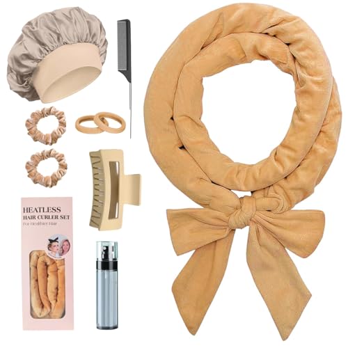 Heatless Curls, No Heat Curlers Overnight Heatless Curlers Headband for Women, Purple Heatless Curls, No Heat Curlers Overnight Heatless Curlers Headband for Women, Purple von Ancwzoz