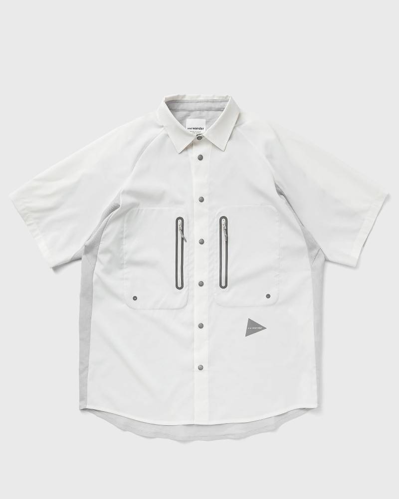And Wander TECH SS SHIRT men Shortsleeves white in Größe:L von And Wander