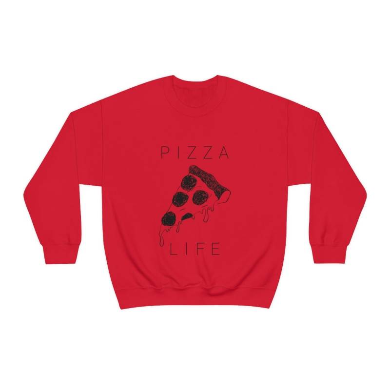 Pizza Life Crewneck Sweatshirt Pizza Life Crewneck Sweatshirt von AndThenWeTriedShop