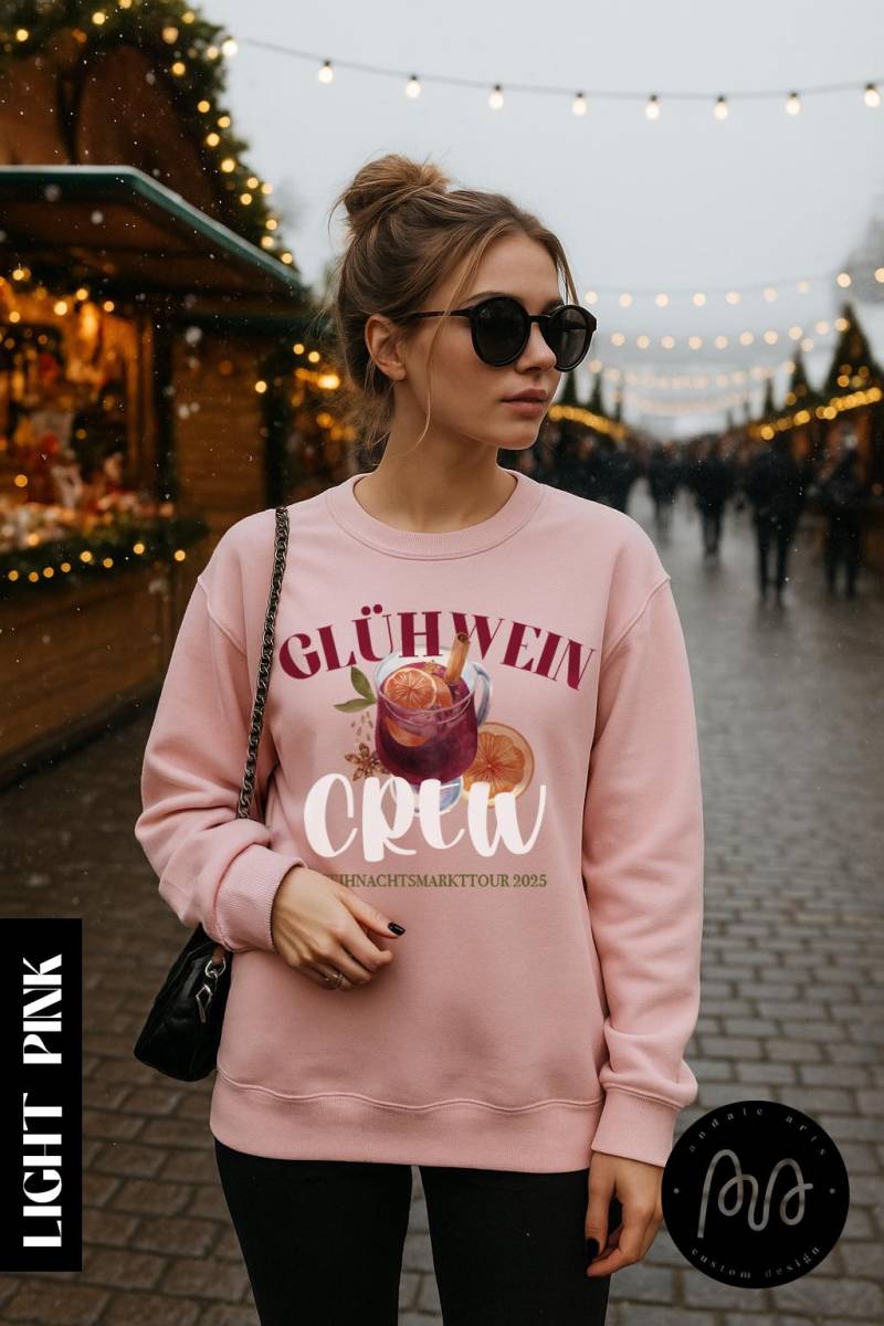 Glühwein Crew Pulli| Lustiger Weihnachtsmarkt Pullover | Geschenk Für Mama & Freundinnen Weihnachtsgeschenk Damen Glühwein Crew Pulli| Lustiger Weihnachtsmarkt Pullover | Geschenk Für Mama & Freundinnen Weihnachtsgeschenk Damen von AndaleArts