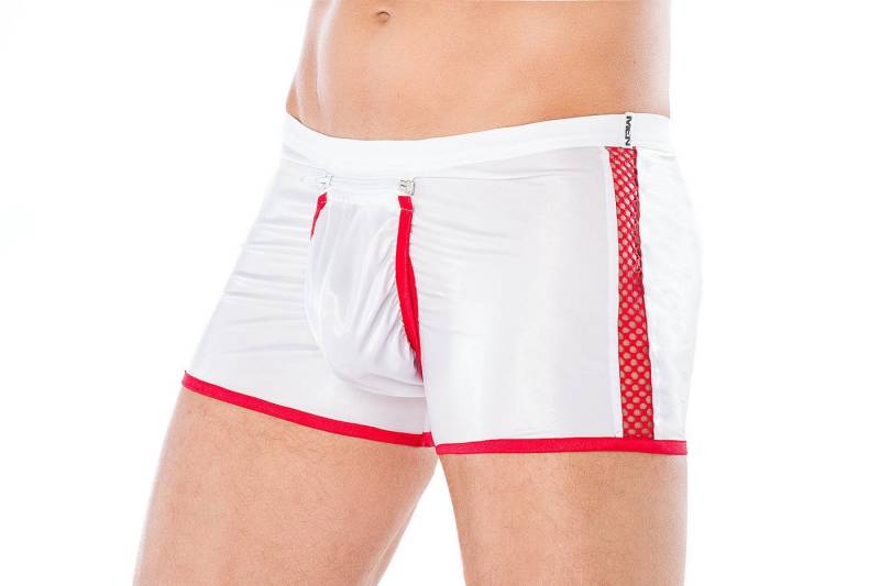 Andalea Men's Collection Boxershorts Herren Dessous Doktor Boxer-Shorts Arzt Shorts rot weiß aus wetlook Ma von Andalea Men's Collection